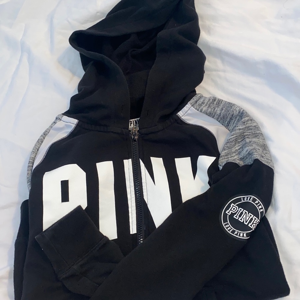 Black Pink by VS Zip-up Sweatshirt